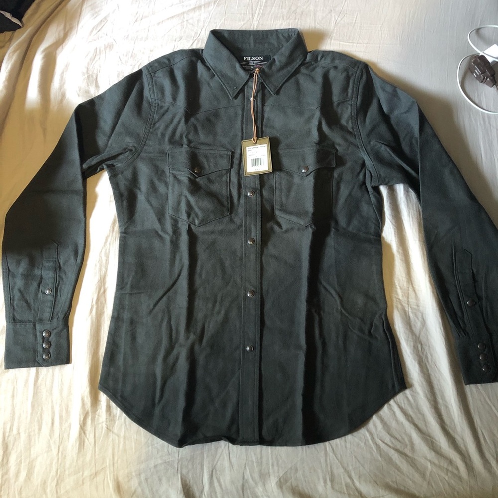 Filson Wmn’s Western Flannel Shirt - Picture 2 of 7
